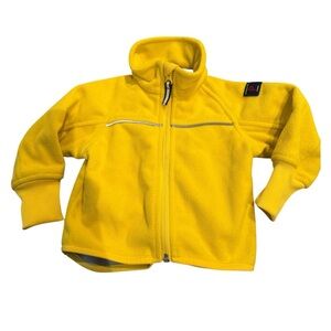 Polarn O Pyret Bright Yellow Fleece Jacket